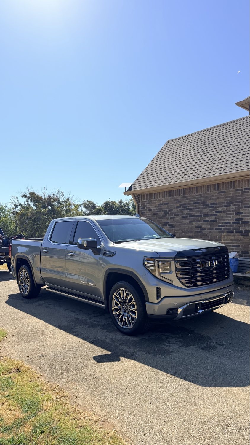 GMC Sierra Denali, washed and protected