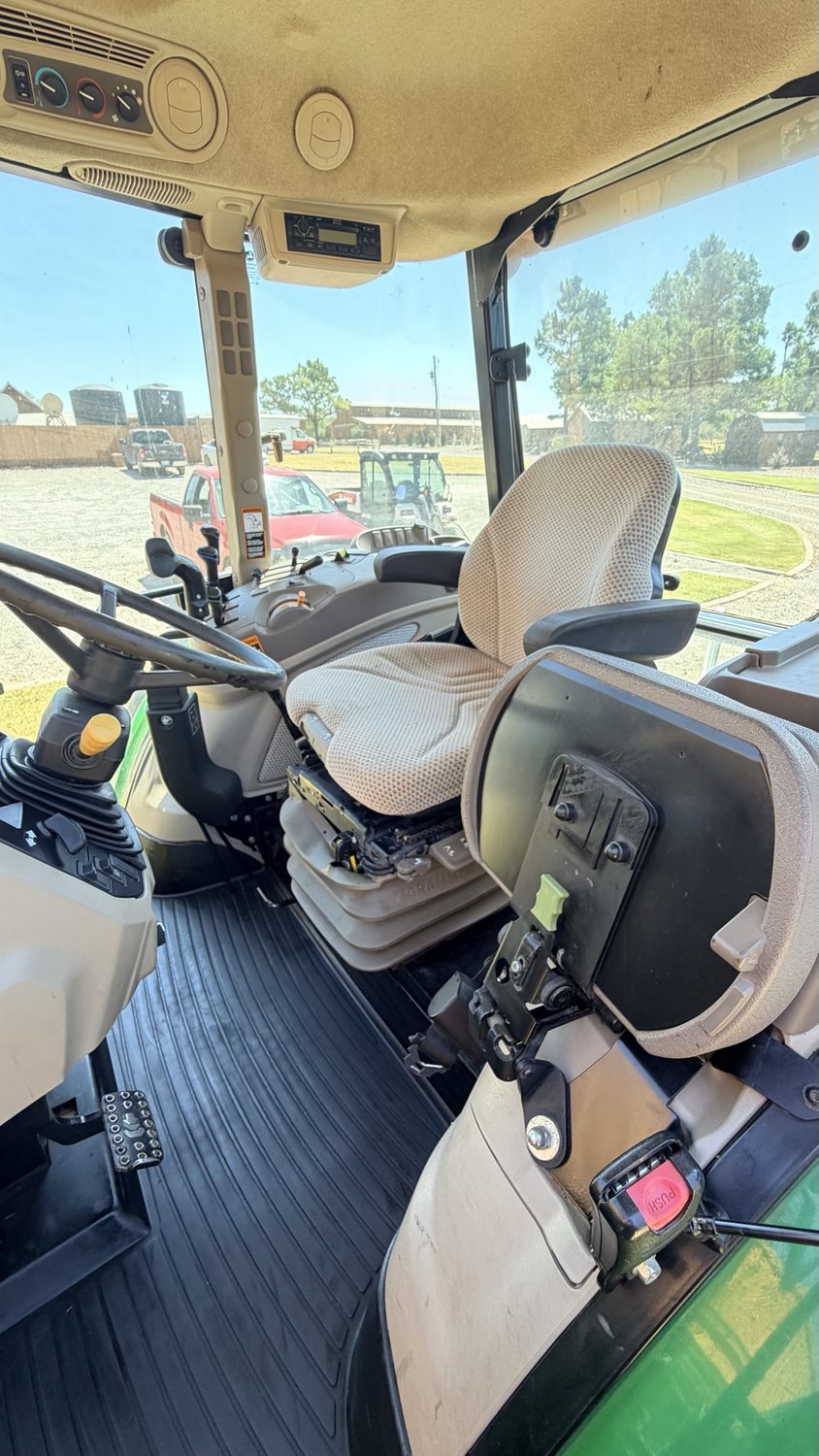 Tractor cab interior, cleaned out